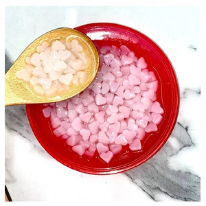 Halal Raw Nata De Coco Fruity Healthy Coconut Jelly Syrup pudín en forma de corazón tamaño personalizado tazas bolsita opciones a granel precio bolsa - Product Image 1