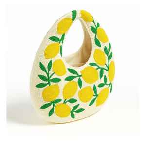 Bolso de Magnolia con cuentas, monedero con cuentas florales, bolso de flores blancas, bolso de hombro de primavera, monederos con cuentas de verano, hecho a mano floral - Product Image 3