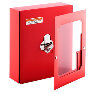 Caja de Almacenamiento de Herramientas y Llaves de Emergencia EMG 6165 150x120x48mm Roja de Acero Burg-Wchter - Product Image 2