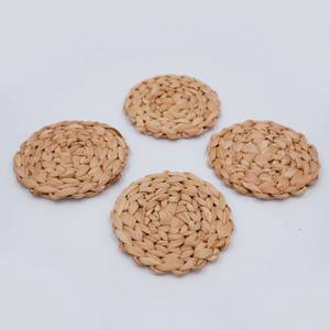 Sous-verres en jacinthe d'eau tressés naturellement, prix usine, pour boissons - Product Image 1