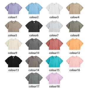 Brand New Crop Top <b>Women</b> Print T-<b>shirt</b> <b>Women</b> Acid Wash Plain <b>Loose</b> Casual Tee Cotton Cropped <b>Women</b> t <b>Shirt</b> - Product Image 6