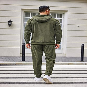 Men's <b>Tracksuit</b> 2 Piece Set Hoodie Sweatsuits Athletic Jogging Suits Casual Sports Outfits - Product Image 2