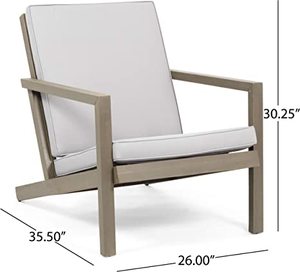 Ensemble de canapé de jardin en teck massif avec finition en bois naturel et coussin imperméable pour une utilisation en extérieur - Product Image 4