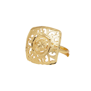 ชุดจี้ทองออร์โธดอกซ์เครื่องประดับแฟชั่นสำหรับผู้หญิงเครื่องประดับทองเหลืองทองแดงของขวัญงานหมั้น - Product Image 5