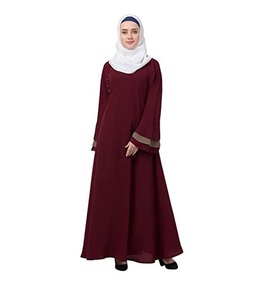 2025 conception OEM personnalisée haute qualité style Dubaï Abaya Kaftan broderie Logo islamique femmes Abaya Service OEM - Product Image 5