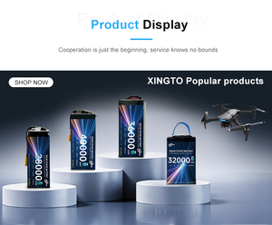 14S46Ah 고전압 리포 배터리 FPV 드론 RC 쿼드콥터 레이싱 드론 및 멀티 로터 UAV용 경량 고방전 배터리 - Product Image 5