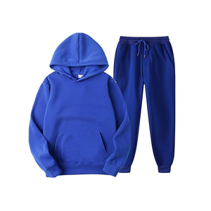 Ensemble de sweat à capuche de haute qualité à bas prix Fabricant avec logo personnalisé Ensemble de sweats à capuche et de pantalons de survêtement unisexes - Product Image 4