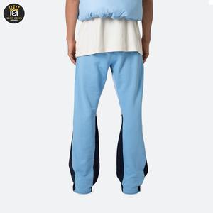 กางเกงวอร์มทรงหลวมสำหรับผู้ชายแนวสตรีทแวร์กางเกงขาบานล้างกรดแบบวินเทจสำหรับผู้ชายผลิตในปากีสถาน - Product Image 3