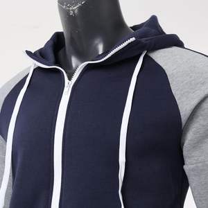 ชุดวอร์มเล่นฟิตเนส2ชิ้นผ้าฟลีซโพลีเอสเตอร์/ ผ้าฝ้ายระบายอากาศได้ดีกันฝุ่นสำหรับผู้ชายกำหนดโลโก้ได้เอง - Product Image 3