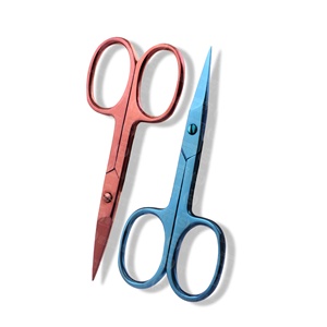 Herramienta de Belleza para el Cuidado de las Uñas, Tijeras para Uñas de Acero Inoxidable, Tijeras para Cutículas Curvas y Afiladas, Herramienta de Manicura, Venta al Por Mayor de Fábrica OEM - Product Image 1