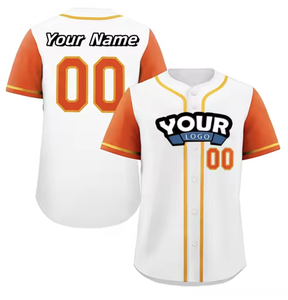 Maillot de baseball et softball pour hommes OEM uniforme vêtements de sport décontractés élégants ensembles grande taille chemise unie vierge respirante prix d'usine - Product Image 2