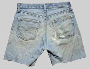 Pantalones cortos de mezclilla de algodón 100% personalizados de alta calidad unisex con logotipo personalizado - Product Image 2