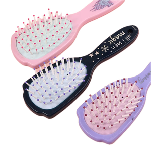 Brosse à cheveux douce pour enfants Elsa Frozen personnalisable OEM/ODM, peigne pour cheveux secs/humides, prix direct usine - Product Image 1