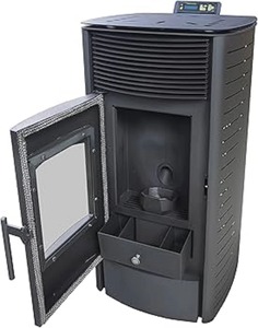 Gran oferta, venta al por mayor, estufa de pellets de madera para uso en interiores, Estufa de pellets de biomasa para estufa de carbón doméstica lista para la venta - Product Image 5