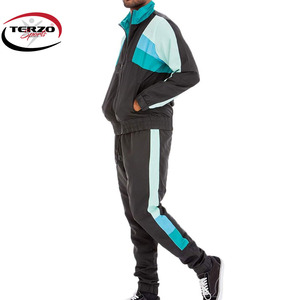 Terzo Sports Chándal cortavientos transpirable ligero ecológico informal para hombre de talla grande estampado cómodo - Product Image 4