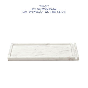 Premium Handmade Marble Tray Modern Multi-Functional Designer Organizer for Wedding Dining <b>Table</b> <b>Vanity</b> Stylish Home Decoration - Product Image 4