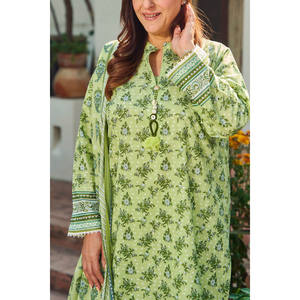 Conjunto de Traje de 3 Piezas Estampado para Mujer con Dupatta, Modelo CL-62116B - Product Image 5