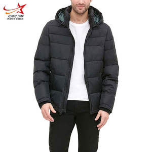 Veste matelassée d'hiver pour hommes de dernière qualité résistante à l'eau et col montant vêtements de gros décontractés - Product Image 3