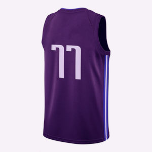Maillot de basket-ball sans manches personnalisé avec logo d'équipe, MOQ faible, tissu 100% polyester, sublimation, nouvelle arrivée, maillot de basket-ball durable - Product Image 5