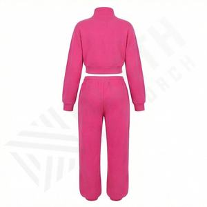 Survêtements personnalisés à bas prix pour femmes, ensembles de jogging deux pièces, style actuel, vêtements de sport, vêtements de sport pour la course à pied, vêtements de sport personnalisés - Product Image 2