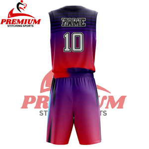 Venta al por mayor de uniformes de baloncesto para adultos con logotipo personalizado, jersey de malla reversible por sublimación, conjuntos impresos de talla grande, transpirable de verano - Product Image 4