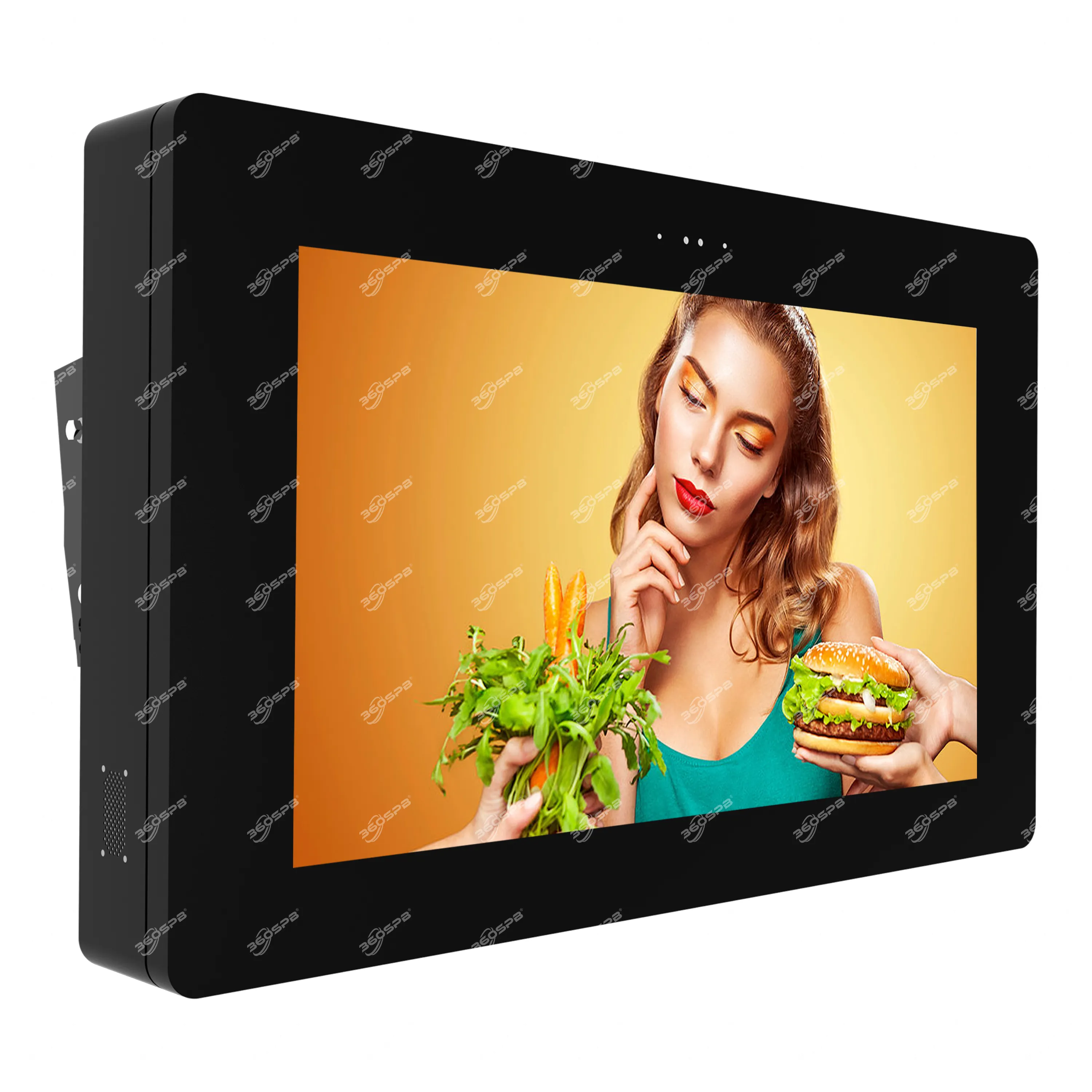 360SPB owmlcd LCD HD duvara monte tam renkli işareti videoları oyuncu dikey ekran reklam ekipmanları ekran siyah açık