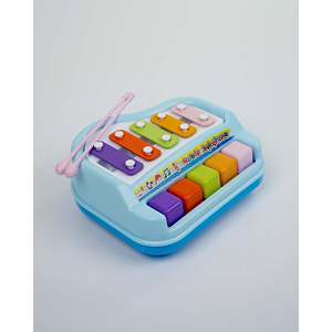 Xilófono Melodioso para Bebés, Instrumento Musical de Plástico para Crear Melodías Armoniosas, Guitarra y Tambor Educativos para Tocar - Product Image 1