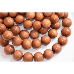 Mala japonais en bois de santal de qualité supérieure, écologique, parfum boisé doux pour la méditation, le chant, le Reiki, perles de prière faites à la main - Product Image 4