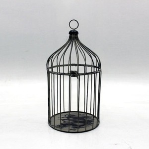 Jaula para pájaros de Metal decorativa moderna, casa para pájaros colgante de hierro duradero, jaula para pájaros elegante para jardín al aire libre, balcón y uso doméstico - Product Image 1