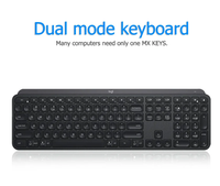 Clavier russe personnalisé Logitech MX keys S 109 Office Rechargeable Pc ordinateur portable Bt Ipad tablette Usb clavier sans fil avec interrupteurs