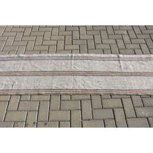 Tapis turc vintage moderne 19 'X 7.7' classique blanc gris patchwork design grande surface 4m latex pour couloir tapis de chambre rectangle - Product Image 3