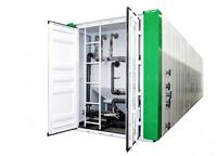 Station d'épuration compacte personnalisée de petite capacité 1m3 par heure, conteneurisée, options MBR MBBR
