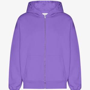 Venta al por mayor de sudaderas con capucha impresas con logotipo personalizado 100% algodón cuello redondo con cremallera en blanco liso Unisex sudaderas con capucha de gran tamaño para hombres - Product Image 4