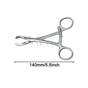 Pinces chirurgicales en acier inoxydable sur mesure de haute qualité, certifiées CE, réutilisables, manuelles, garantie 1 an, OEM acceptable - Product Image 3