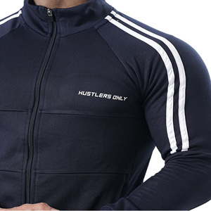 Nouvel ensemble de survêtement pour hommes M Fitness - 100% polyester, séchage rapide, respirant, coupe-vent, pour la salle de sport et l'hiver - Product Image 4