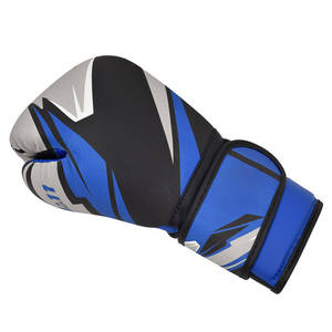 Guantes de boxeo profesionales Entrenamiento Guantes de combate de boxeo al por mayor Logotipo de impresión personalizado Guantes de boxeo Cuero de vaca sintético - Product Image 2