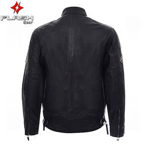 Mens Real <b>Racing</b> Black Nappa Leather Moto Biker <b>Jacket</b> Premium Quality Slim Fit Motorcycle Coat with Zipper Closure Quilted - Product Image 3