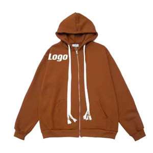 Nueva llegada de los hombres usan sudaderas con cremallera Casual hombres sudaderas con cremallera para la venta en línea por encargo de los hombres sudaderas con capucha 100% algodón polar - Product Image 1