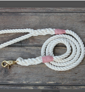 Natural Cotton Rope <b>Dog</b> <b>Leash</b> Customized Colored Cotton Rope Handmade <b>Dog</b> <b>Leash</b> Pet <b>Leash</b> Set - Product Image 2