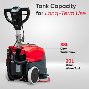 New Electric Hand Push Walk-Behind <b>Floor</b> Sweeper <b>Brush</b> Automatic Cleaning Machine Commercial Warehouse Factory Mopping Equipment - Product Image 5