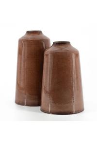 Auténtico florero de hierro vintage hecho a mano de metal desgastado con diseño costero escultórico de pátina rica para ocasiones de boda - Product Image 5