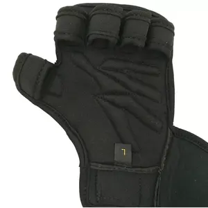 Nouveaux gants de sport d'été en polyester à demi-doigts pour la musculation, avec sangle de poignet réglable, antidérapants, pour usage extérieur - Product Image 5