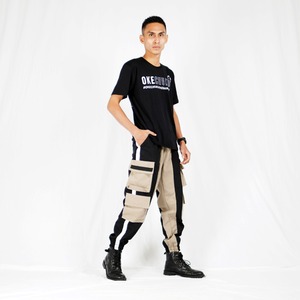 Pantalones casuales para correr Kenjo Cargo para hombre con bolsillo con solapa-Pantalones cómodos para uso diario - Product Image 5