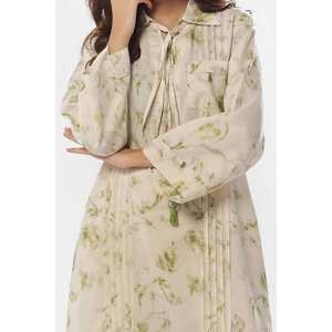 Traje de Dos Piezas sin Costuras de Viscosa Estampada para Mujer, Modelo TL-52135 - Product Image 3