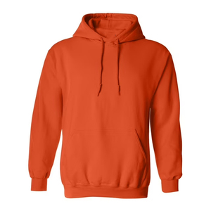 Vente chaude hommes plaine sweat à capuche vierge à manches longues pull sweat avec cordon capuche casual hiver sweats à capuche personnalisés - Product Image 5