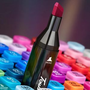 30/80/168 Colors Dual Tip Alcohol Art <b>Markers</b> Set with Canvas Bag Drawing <b>Marker</b> <b>Pen</b> for Sketching Coloring Fine and Dual tip - Product Image 4