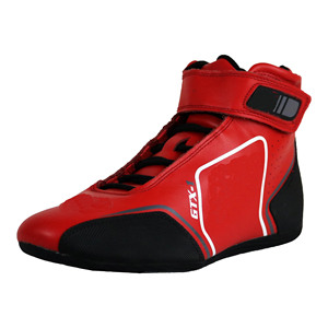 Go-kart Ride Bottes de course en cuir tout-terrain Chaussures sur mesure de couleur rouge pour les coureurs automobiles - Product Image 2