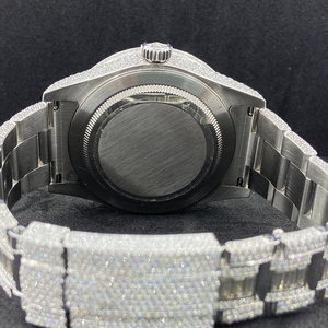 Esfera personalizada árabe Diamante probado Iced Out Luxury VVS Diamond Watch Unisex Hip Hop Full Iced Out Diamond Watch - Product Image 4