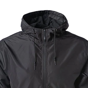 Premium Quality Custom Logo <b>Pullover</b> Windbreaker <b>Jackets</b> with Unique Style Hooded Collar Pattern Decoration - Product Image 2