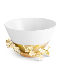 Cuenco para servir de mármol dorado puro de una sola pieza, diseño antiguo hecho a mano para uso en el hogar y el restaurante, elegante para fiestas - Product Image 4